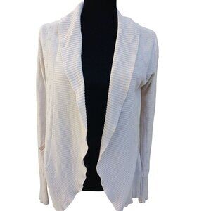 Kimchi Blue Womens Eyelet Detail Lightweight Soft Sz Small Open Cardigan Pockets